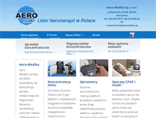 Tablet Screenshot of aeromedika.pl